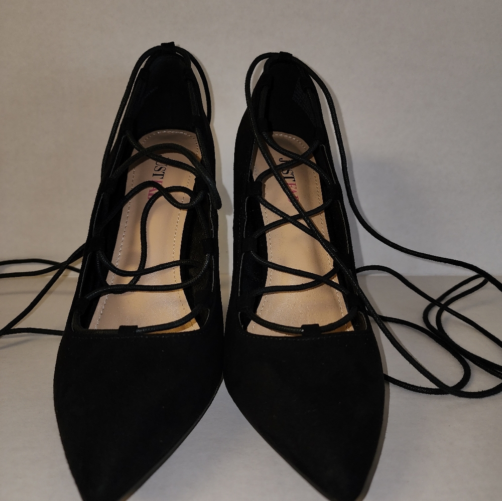 Just Fab Black Heels size 8.5